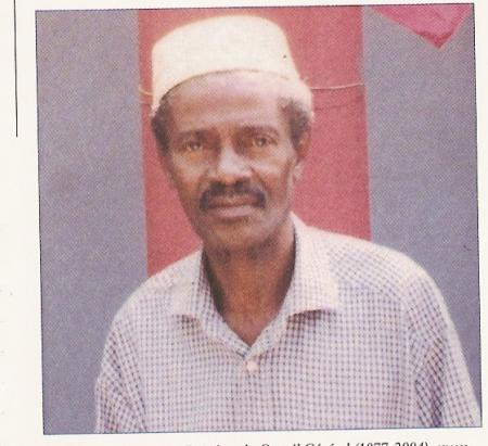 Younoussa BAMANA, president du conseil general (1977-2004)