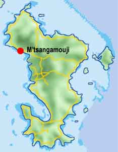 commune de MTSANGAMOUJI  (MAYOTTE)